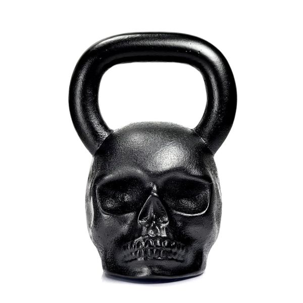 Гиря дизайнерська Skull чорна