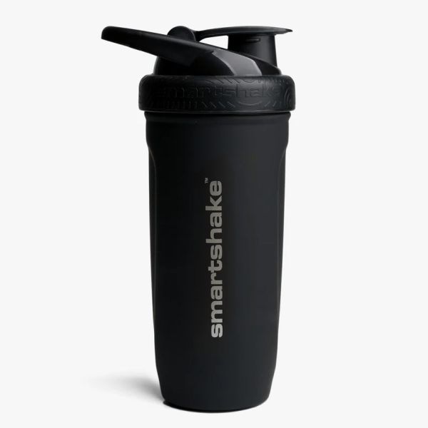 Шейкер Smartshake Reforce Stainless Steel 900 мл. (чорний)