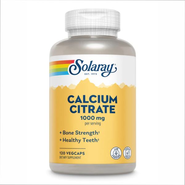Solaray Calcium Citrate 1000 mg 120 vcaps кальций цитрат