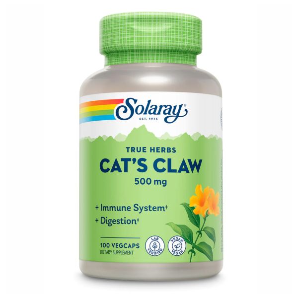 Solaray Cat's Claw 500 mg 100 vcaps котячий кіготь