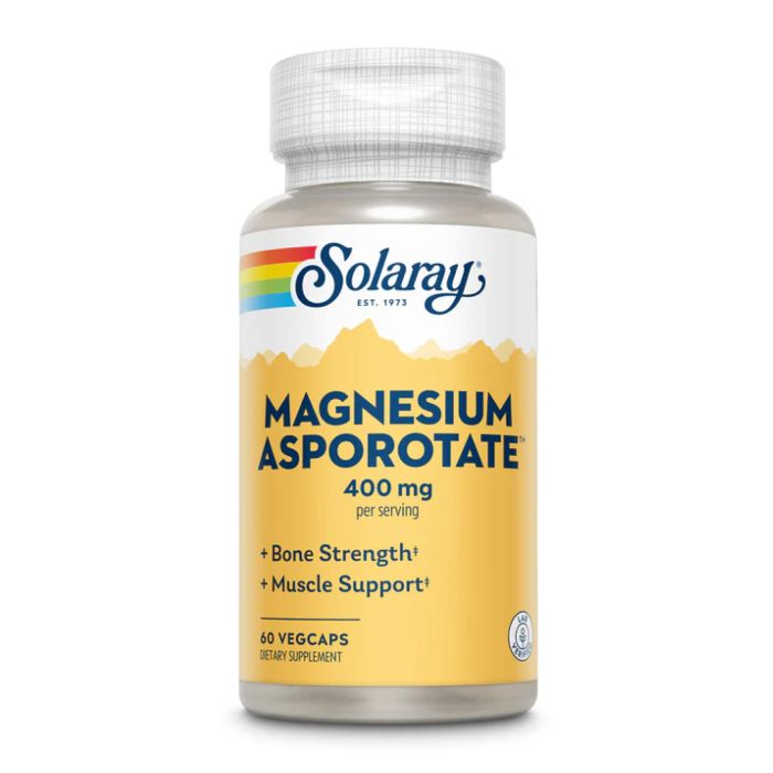 Solaray Magnesium Asporotate 400 mg 60 vcaps магний аспартат