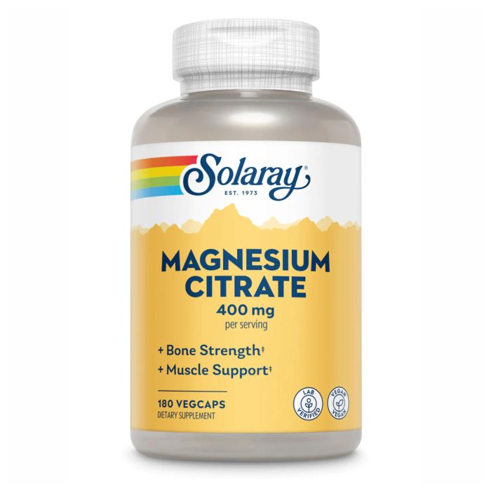 Solaray Magnesium Citrate 400 mg 180 vcaps магній цитрат