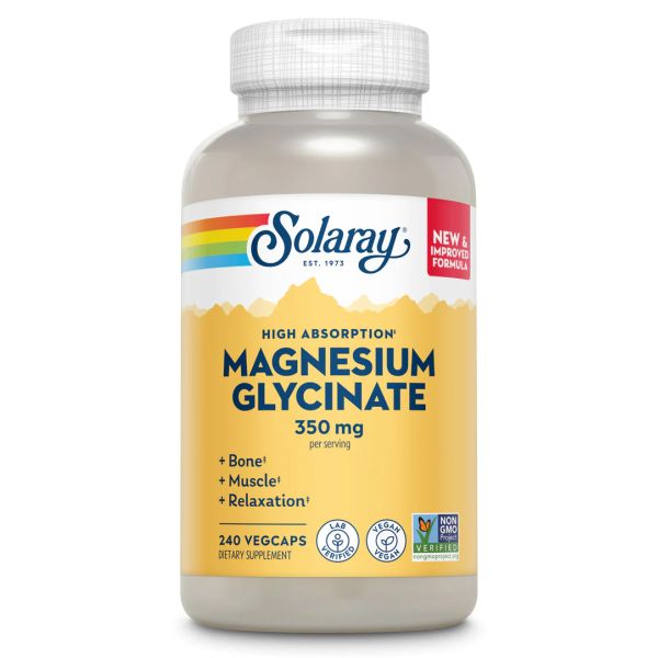 Solaray Magnesium Glycinate 350 mg 240 vcaps магний глицинат
