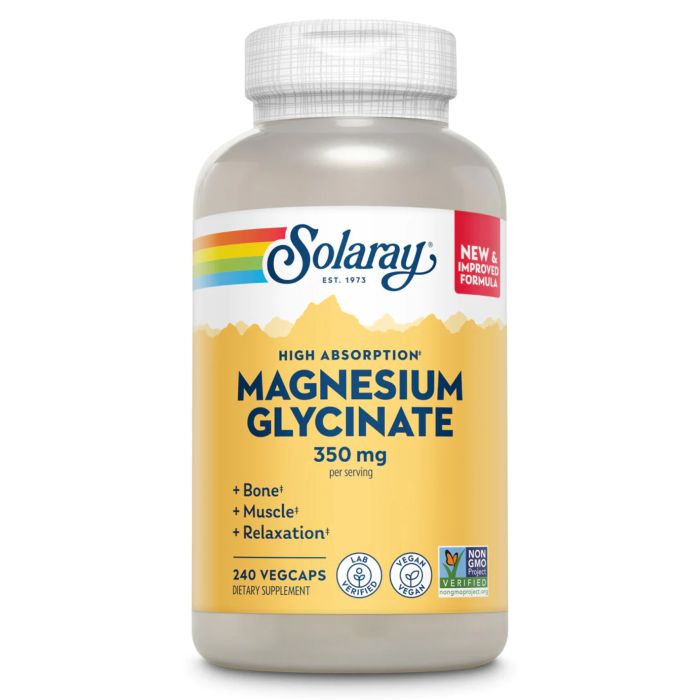 Solaray Magnesium Glycinate 350 mg 240 vcaps магний глицинат