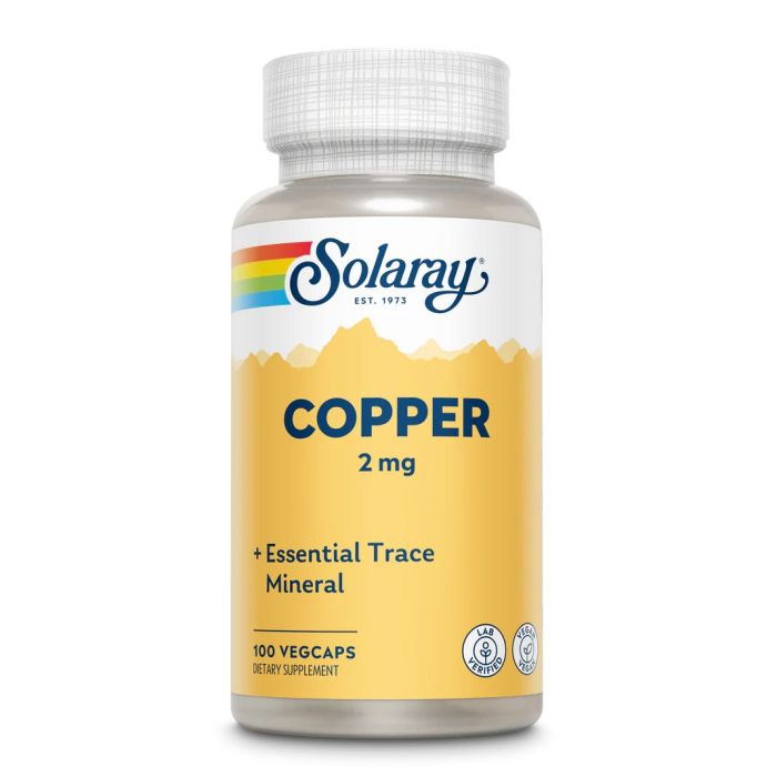 Solaray Copper 2 mg 100 капсул - мідь у формі бісгліцинату