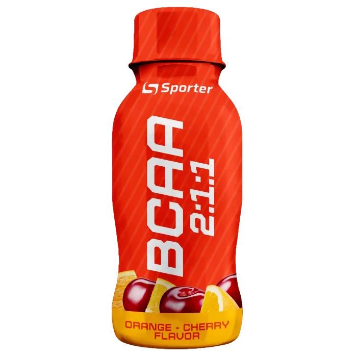 Sporter BCAA 2-1-1 shot 12x100 ml (апельсин-вишня, термін до 09.05.25)