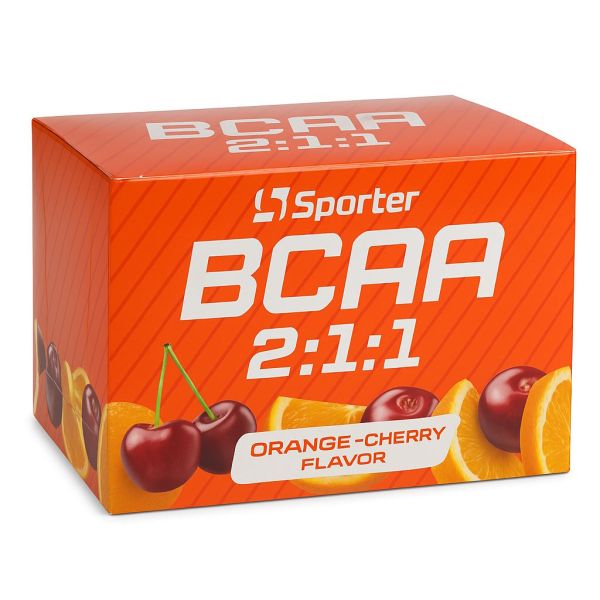 Sporter BCAA 2-1-1 shot 12x100 ml (апельсин-вишня, термін до 09.05.25)