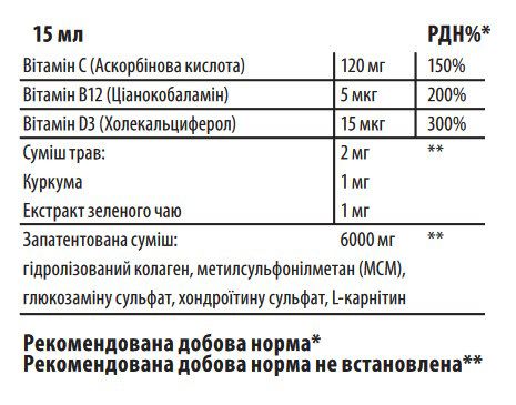 Sporter Joint Support 500 ml berry, для суглобів та зв'язок