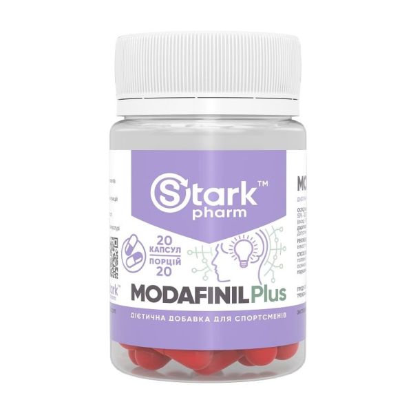 Stark Pharm Modafinil Plus 100 mg 20 капс. модафініл с теаніном