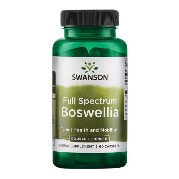 Swanson Boswellia Double Strength 800 mg 60 caps босвелія від ревматизму