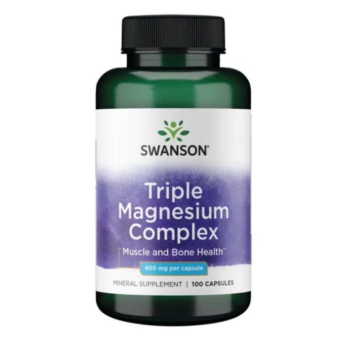 Swanson Triple Magnesium Complex 100 caps потрійний магній