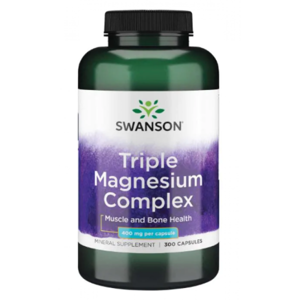 Swanson Triple Magnesium Complex 300 caps потрійний магній