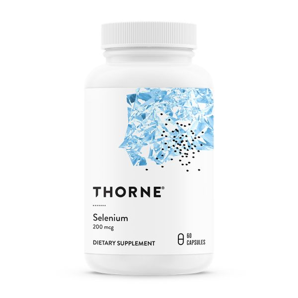 Thorne Research Selenium 200 mcg 60 caps селенометионин  иммуномодулятор