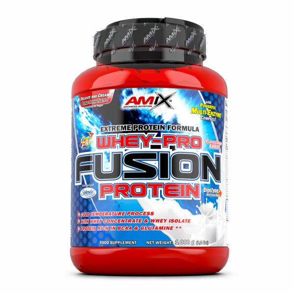 AMIX Whey-PRO Fusion 1000 гр. сироватковий з ізолятом протеїн