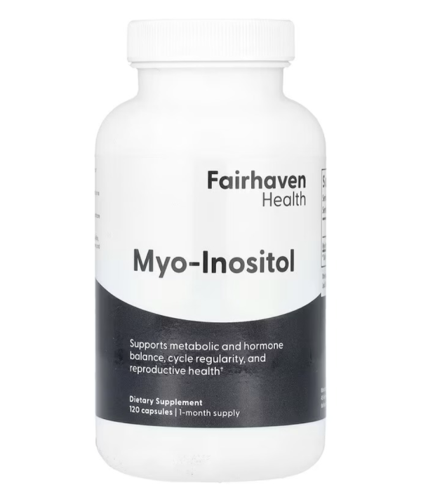Fairhaven Health Myo-Inositol 120 caps, міоінозитол для метаболічного та гормонального балансу