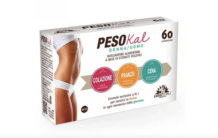 Erbenobili PesoKal 60 таблеток, комплекс для схуднення 3 в 1