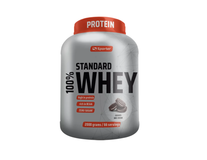 Sporter 100% Standard Whey 2 кг, сироватковий протеїн
