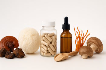 Гриби у капсулах, порошку в вигляді екстракту